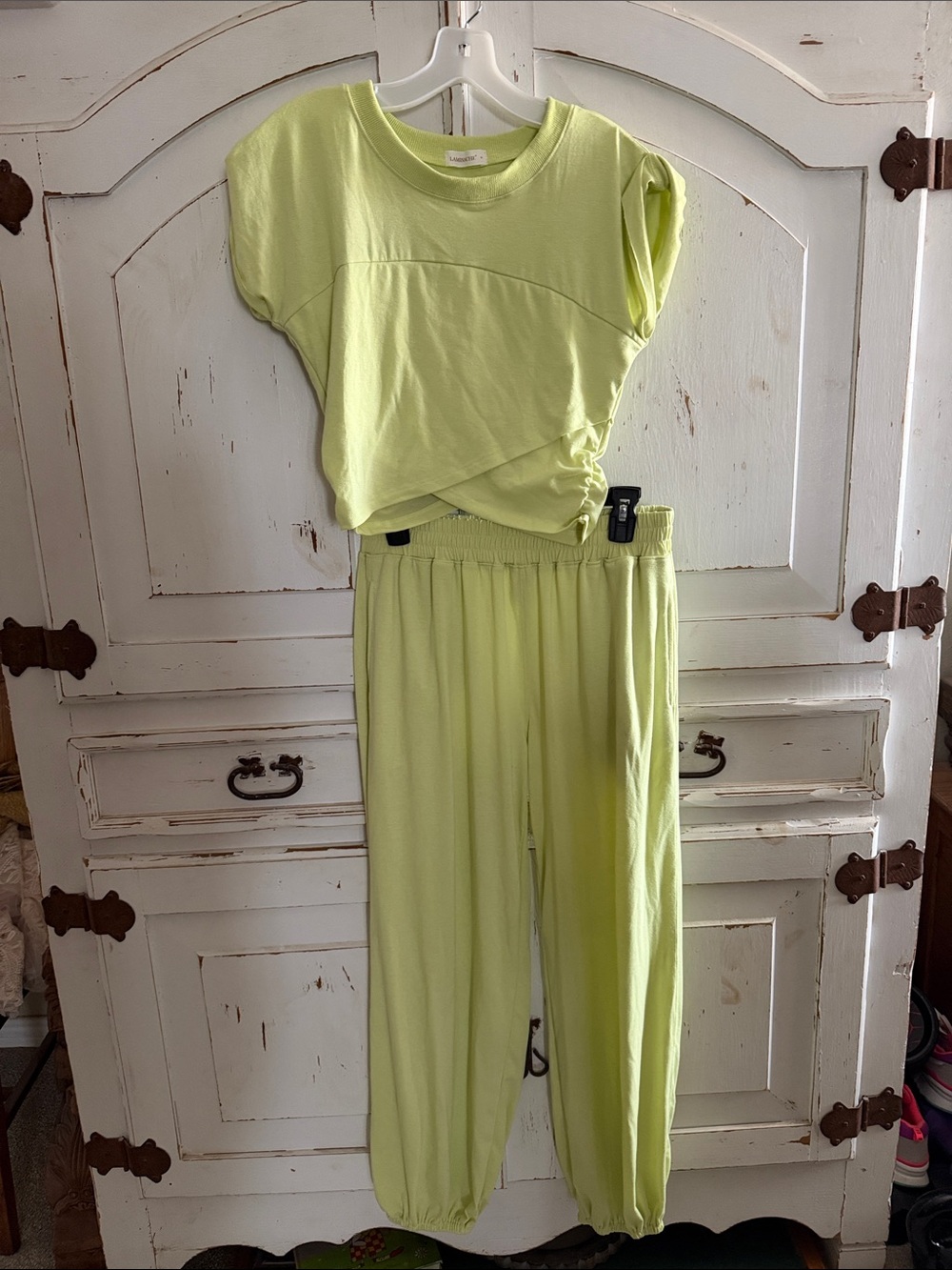 Free people dupe Two piece lime set